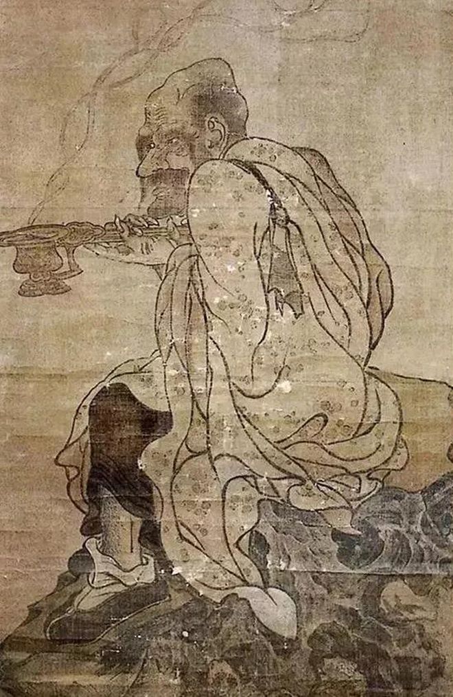 贯休《十六罗汉图》 历代国画 第6张