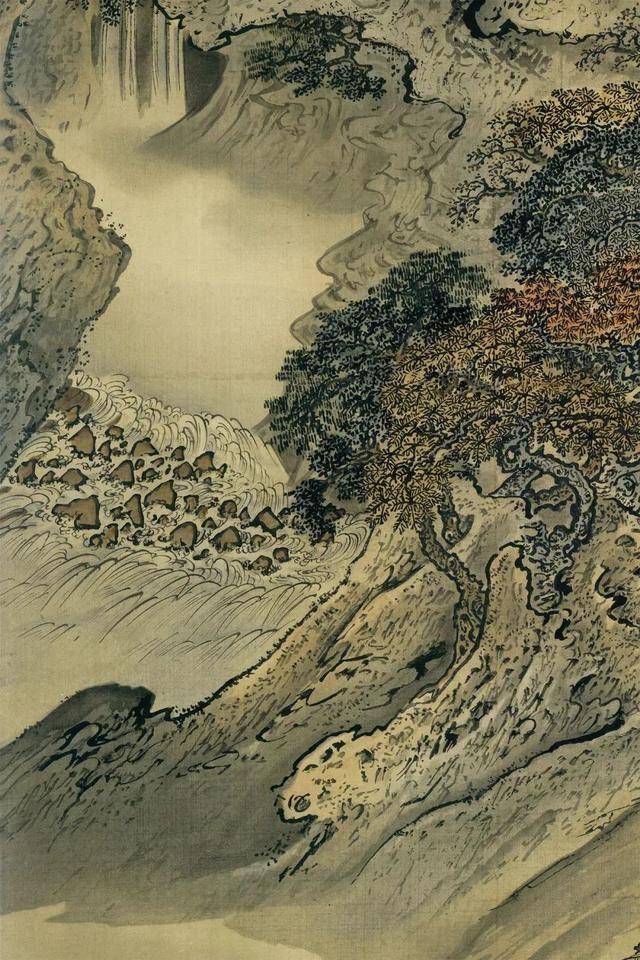 袁江《秋涉图》 历代国画 第8张