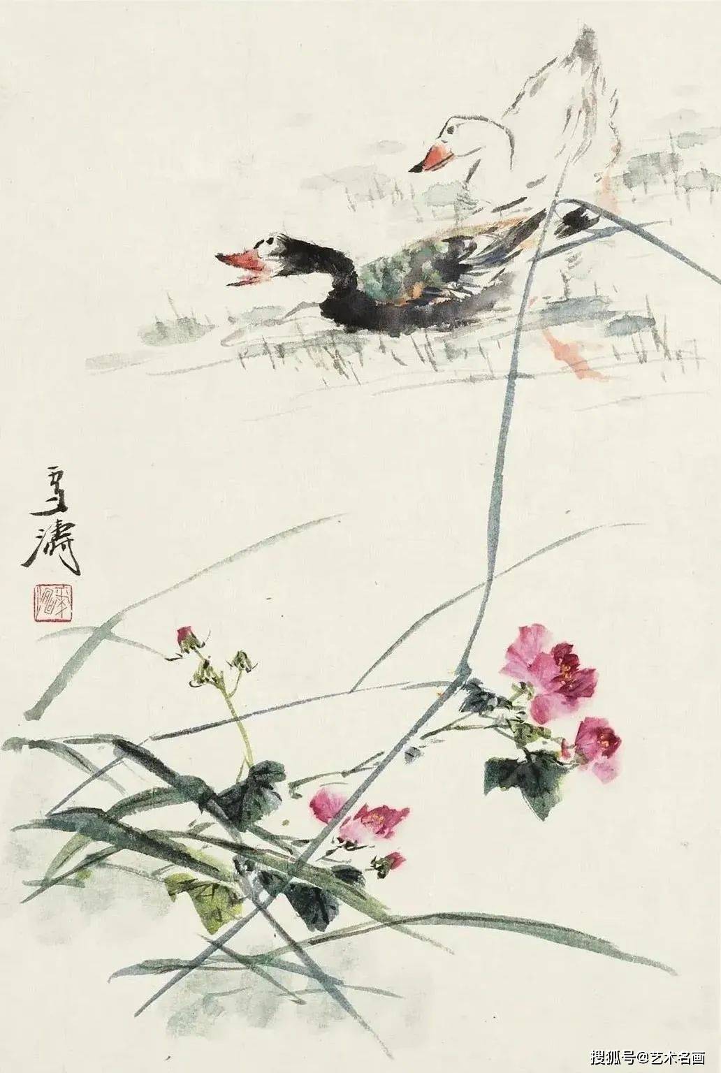 王雪涛 《活色生香册》 历代国画 第14张