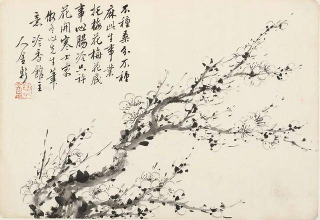 金心兰《梅花图册》 历代国画 第4张