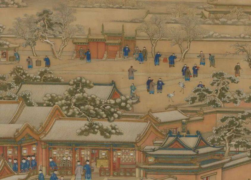 清代 《万国来朝图》 历代国画 第4张