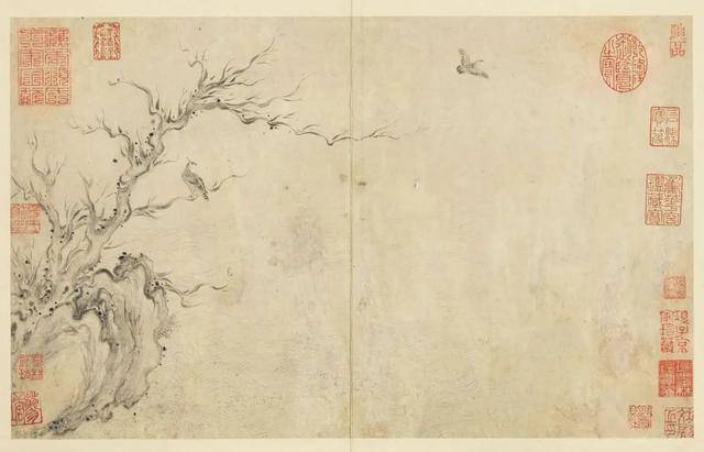 马和之《古木流泉》 历代国画 第1张