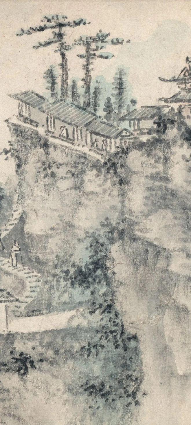 谢时臣《虎丘图》 历代国画 第21张