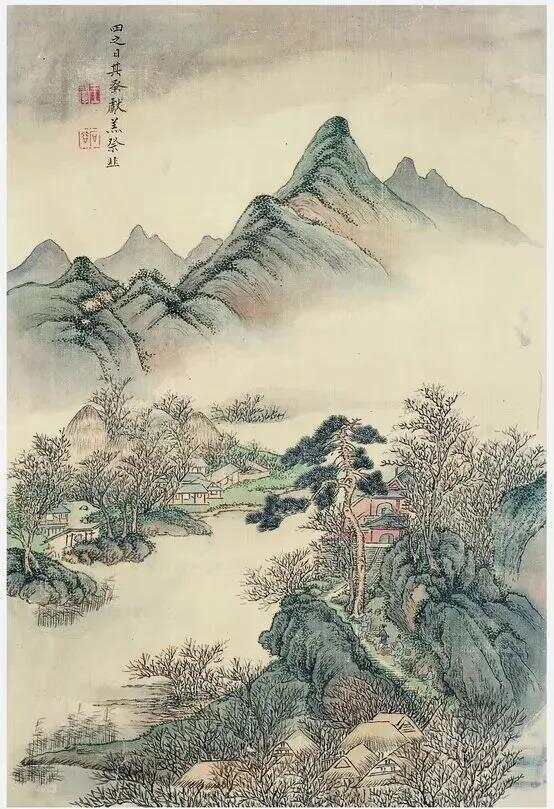 王翚《豳风诗意图册》 历代国画 第5张