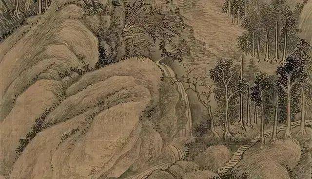 王翚《山川浑厚图轴》 历代国画 第2张