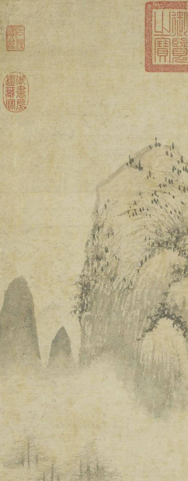 陆师道《携卷对山图》 历代国画 第5张