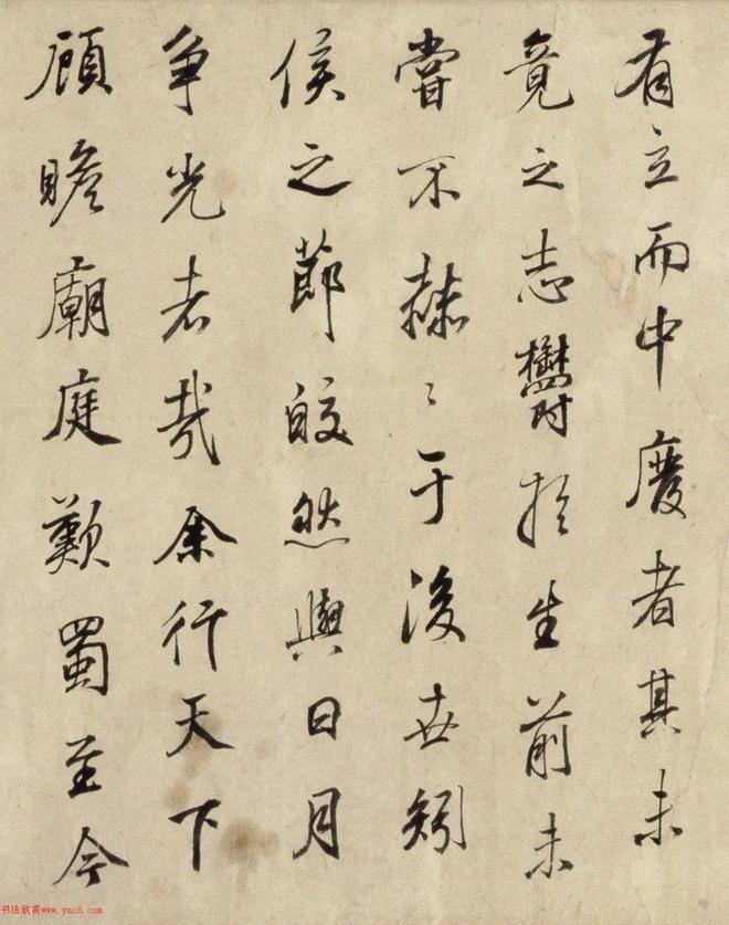 董其昌行书《正阳门关侯庙碑》卷 历代书法 第5张