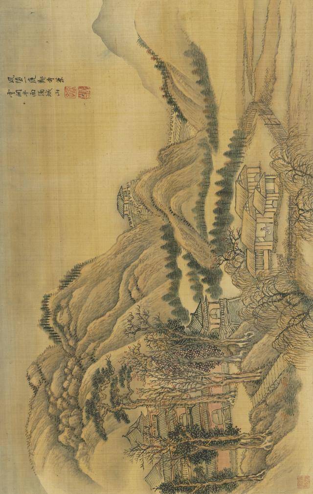 王翚《仿古山水册》 历代国画 第11张