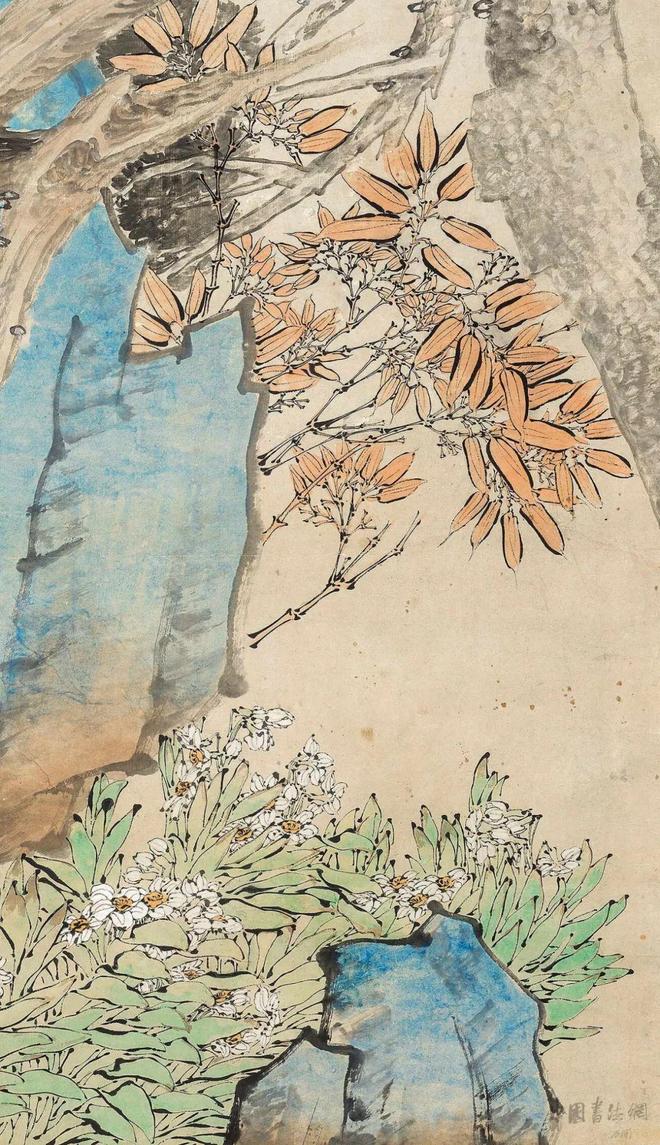 任伯年《百寿图》 历代国画 第2张