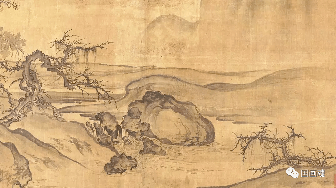 郭熙《窠石平远图》 历代国画 第2张
