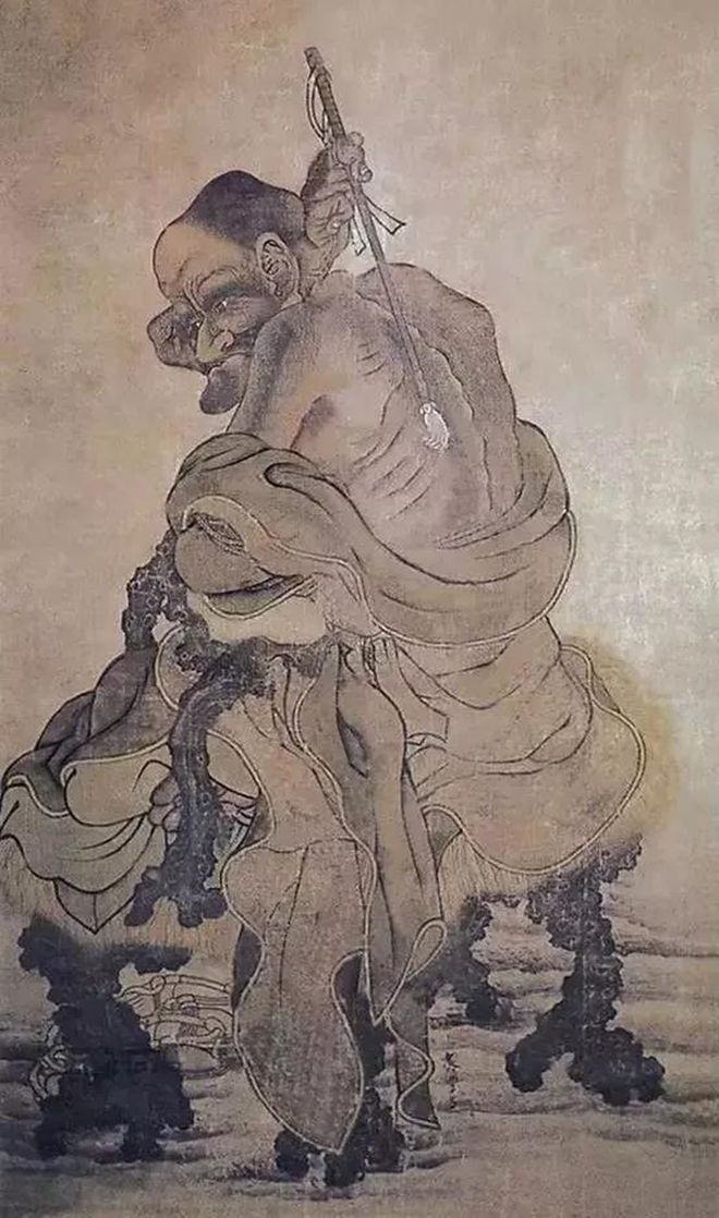 贯休《十六罗汉图》 历代国画 第10张