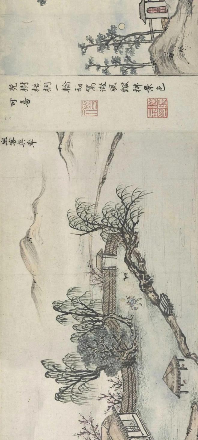 孙克弘《销闲清课图卷》 历代国画 第7张