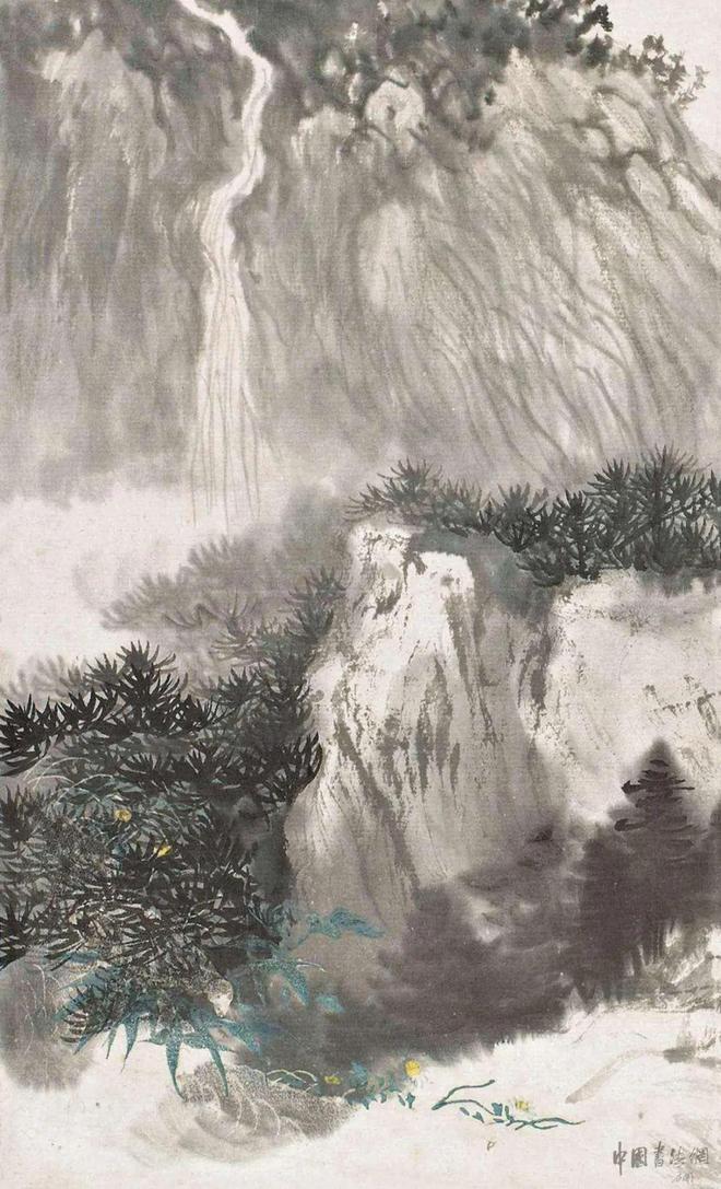 吴湖帆《万松叠翠》 历代国画 第2张
