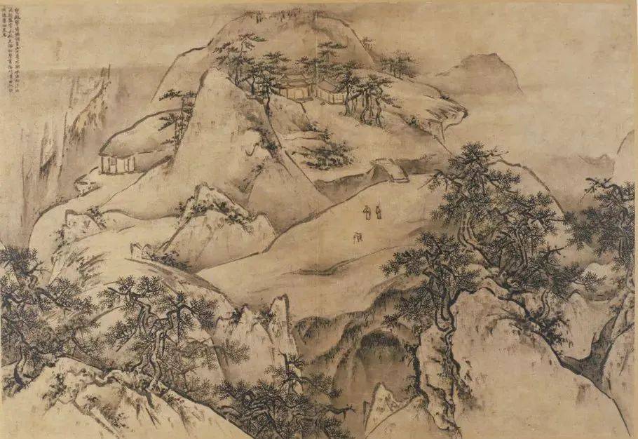 王履《华山图册》 历代国画 第5张
