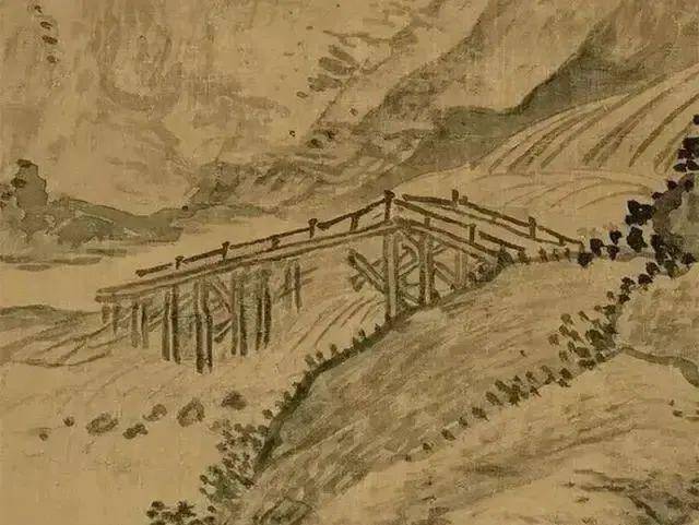 王翚《山川浑厚图轴》 历代国画 第7张