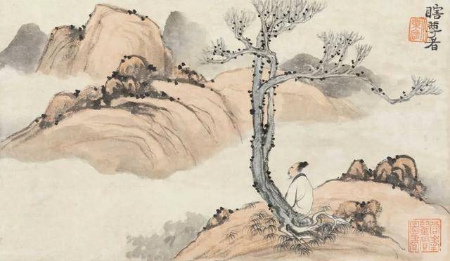石涛《山水高士册》 历代国画 第10张