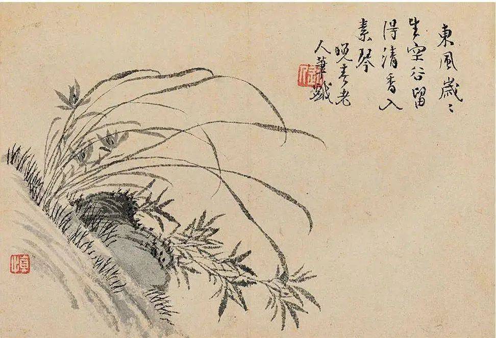 汪士慎《花卉册》 历代国画 第12张