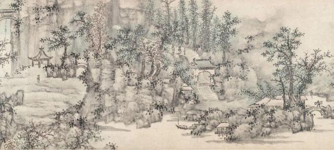 谢时臣《虎丘图》 历代国画 第3张