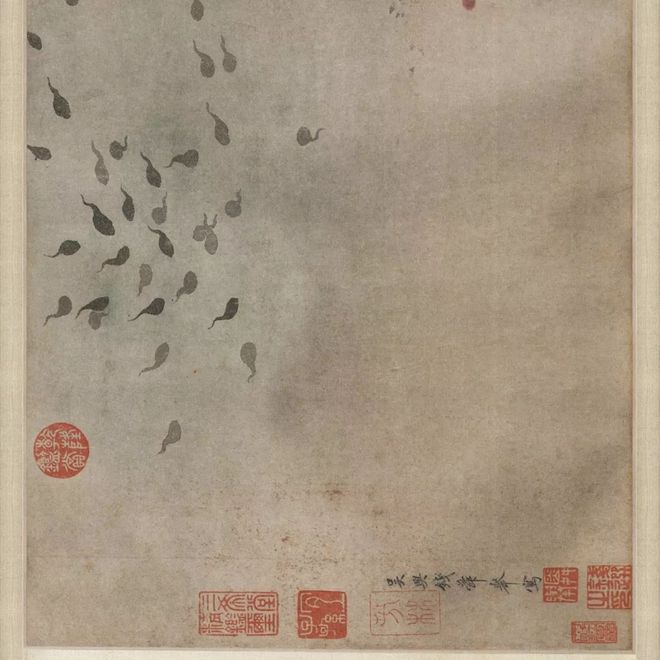 钱选《荷塘早秋图》 历代国画 第54张