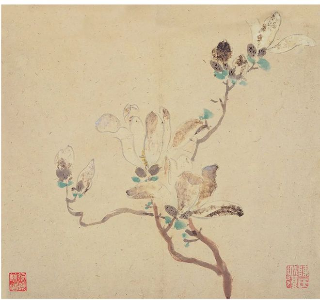 陈淳《漫兴折枝花卉册》 历代国画 第4张