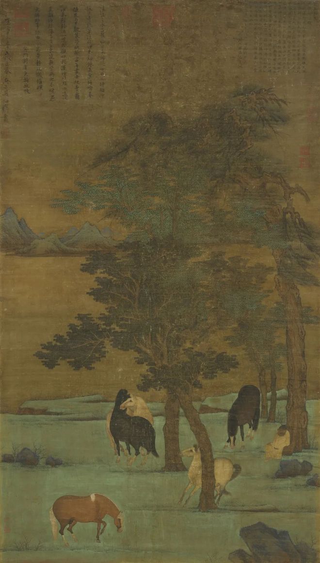 赵雍《骏马图》 历代国画 第1张