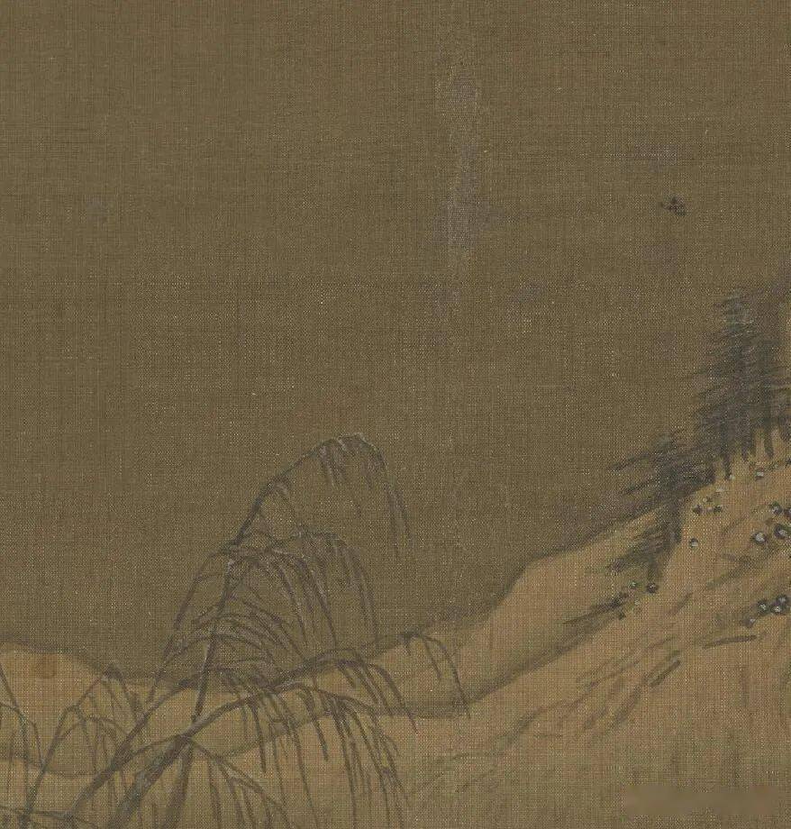 夏圭《雪堂客话图》 历代国画 第6张