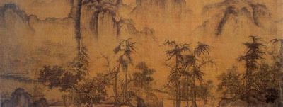 王诜《溪山秋霁图》 历代国画 第1张-墨韵书香 王诜《溪山秋霁图》 历代国画 第1张