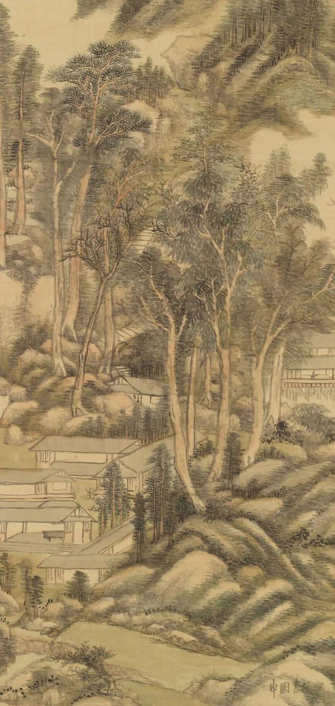 王原祁《云山无尽图》 历代国画 第2张