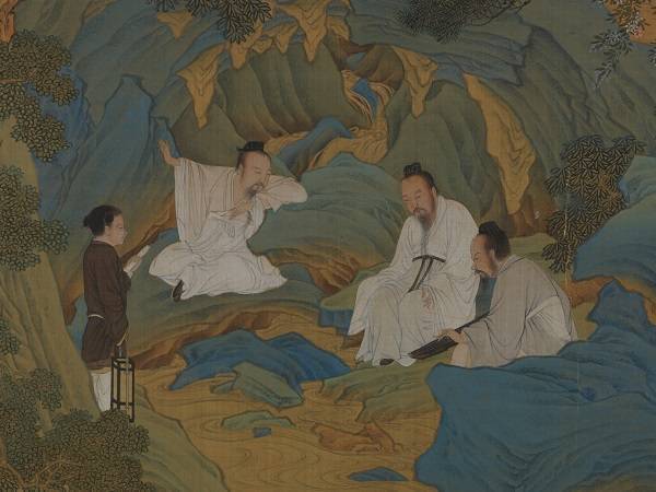 仇英《桃园仙境图》轴 历代国画 第2张