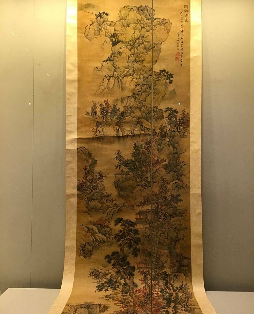 蓝瑛《秋壑飞泉图二》 历代国画 第2张