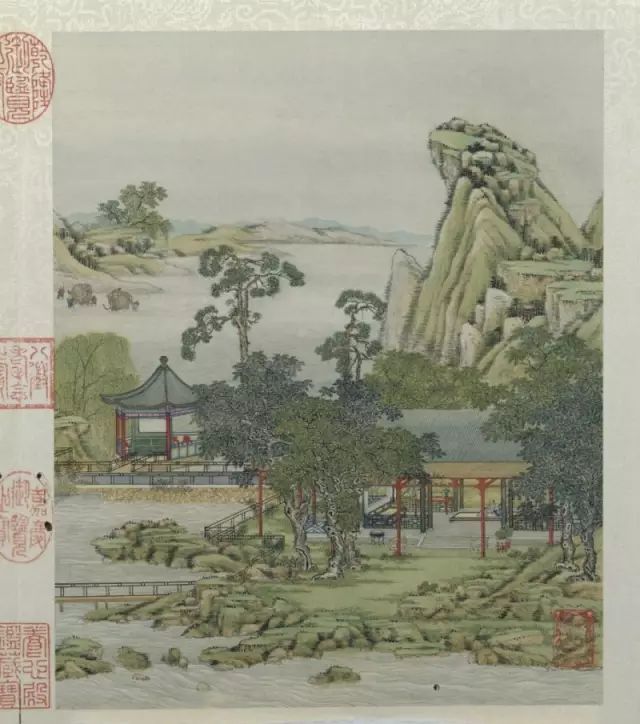 陈枚《圆明园山水楼阁图册》 历代国画 第5张
