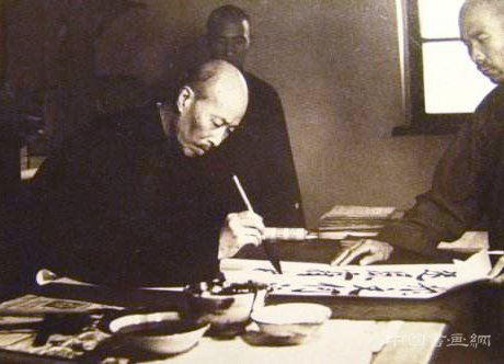 郑孝胥《三友图轴》 历代国画 第9张