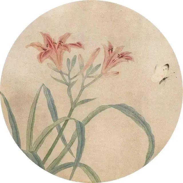 钱选《荷塘早秋图》 历代国画 第3张