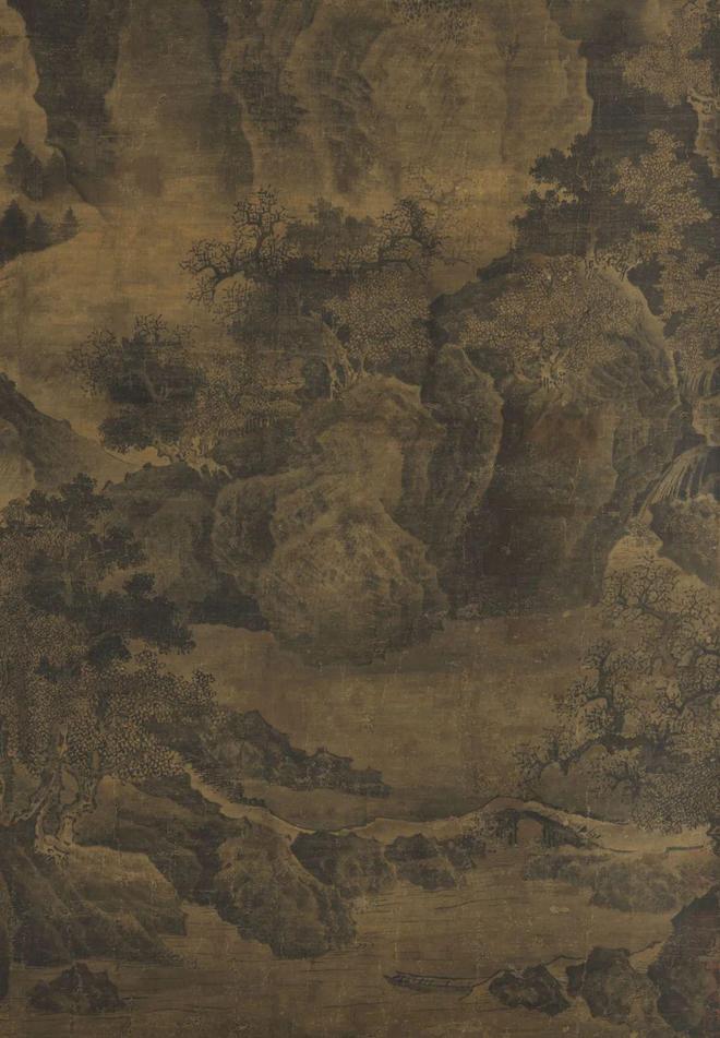 范宽《临流独坐图》 历代国画 第2张