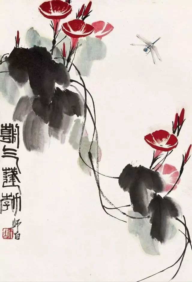 娄师白《牵牛花》 未分类 第5张-墨韵书香 娄师白《牵牛花》 未分类 第5张