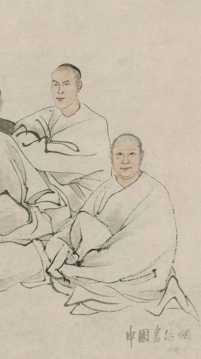 任伯年《三友图》 历代国画 第2张