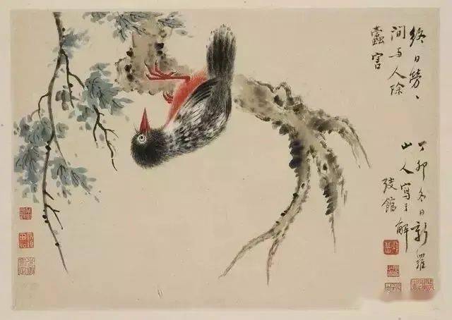 华喦《新罗山人花鸟册》 历代国画 第10张