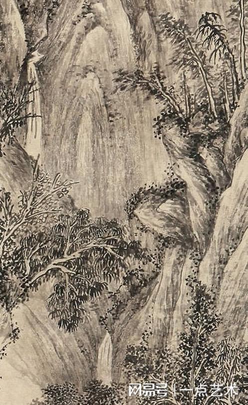 文伯仁《观瀑图 历代国画 第5张