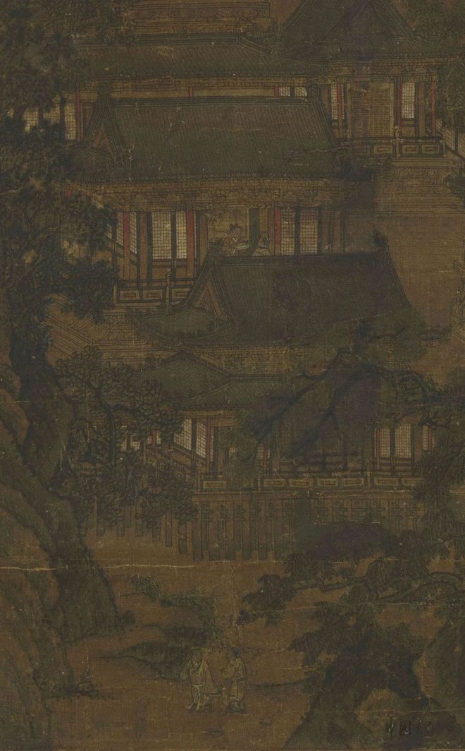 赵伯驹《汉宫春晓图》 历代国画 第3张