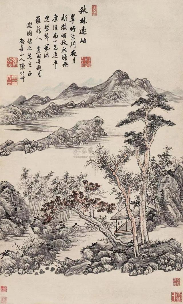 张鹏翀山水画赏析 历代国画 第10张