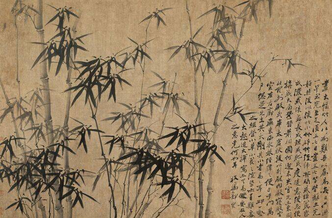 郑板桥《墨竹图》 历代国画 第1张-墨韵书香 郑板桥《墨竹图》 历代国画 第1张