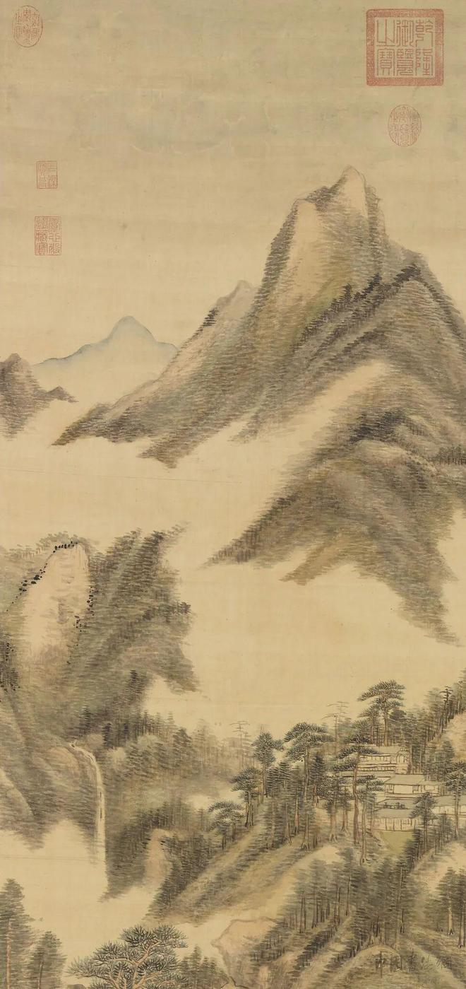 王原祁《云山无尽图》 历代国画 第5张