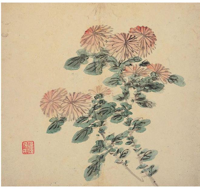 陈淳《漫兴折枝花卉册》 历代国画 第9张