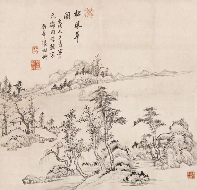 张鹏翀山水画赏析 历代国画 第15张