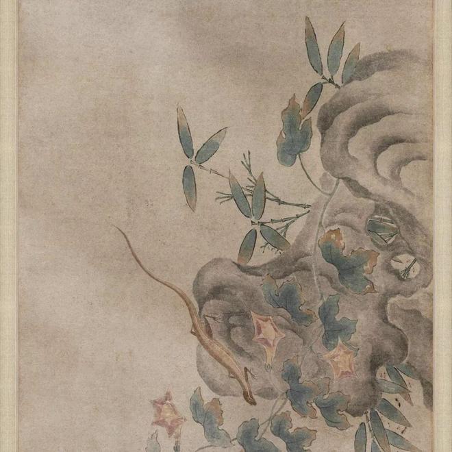钱选《荷塘早秋图》 历代国画 第49张