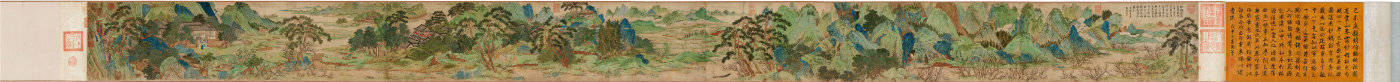 仇英 《桃花源图》 历代国画 第1张