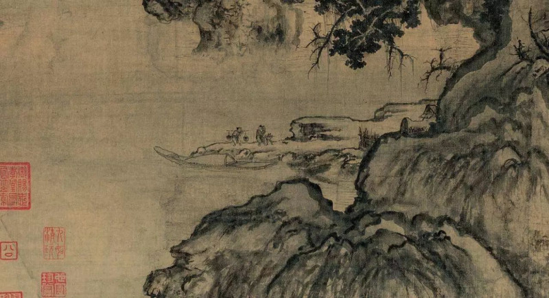 郭熙《早春图》 历代国画 第3张-墨韵书香 郭熙《早春图》 历代国画 第3张