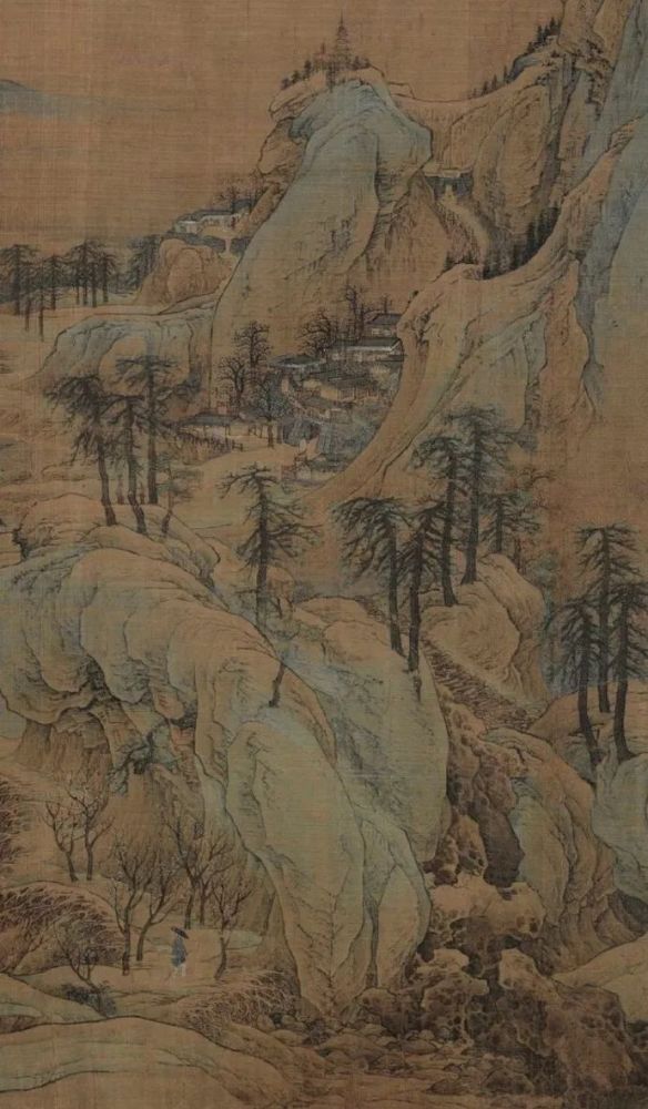 赵伯驹《江山秋色图》卷 历代国画 第2张-墨韵书香 赵伯驹《江山秋色图》卷 历代国画 第2张