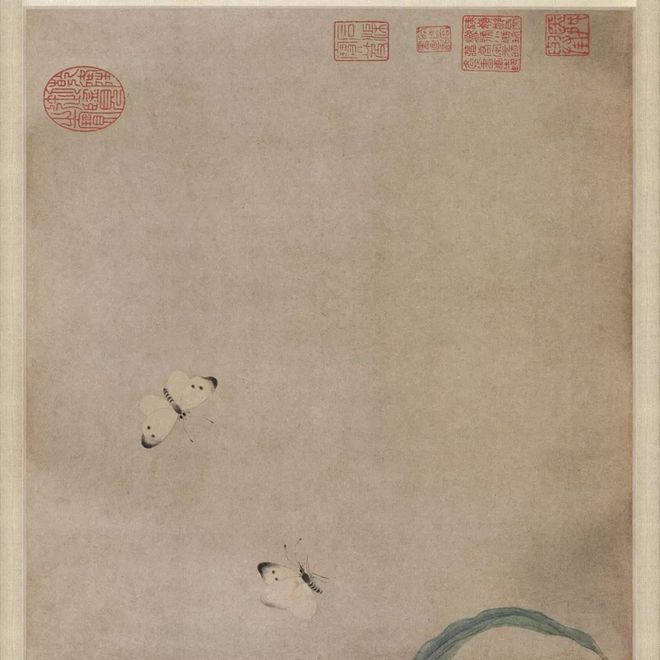 钱选《荷塘早秋图》 历代国画 第34张
