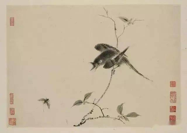 华喦《新罗山人花鸟册》 历代国画 第5张